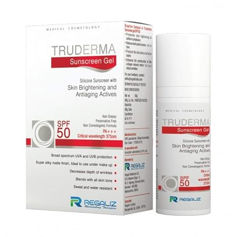Regaliz Truderma SPF50 Sunscreen Gel - 50g 