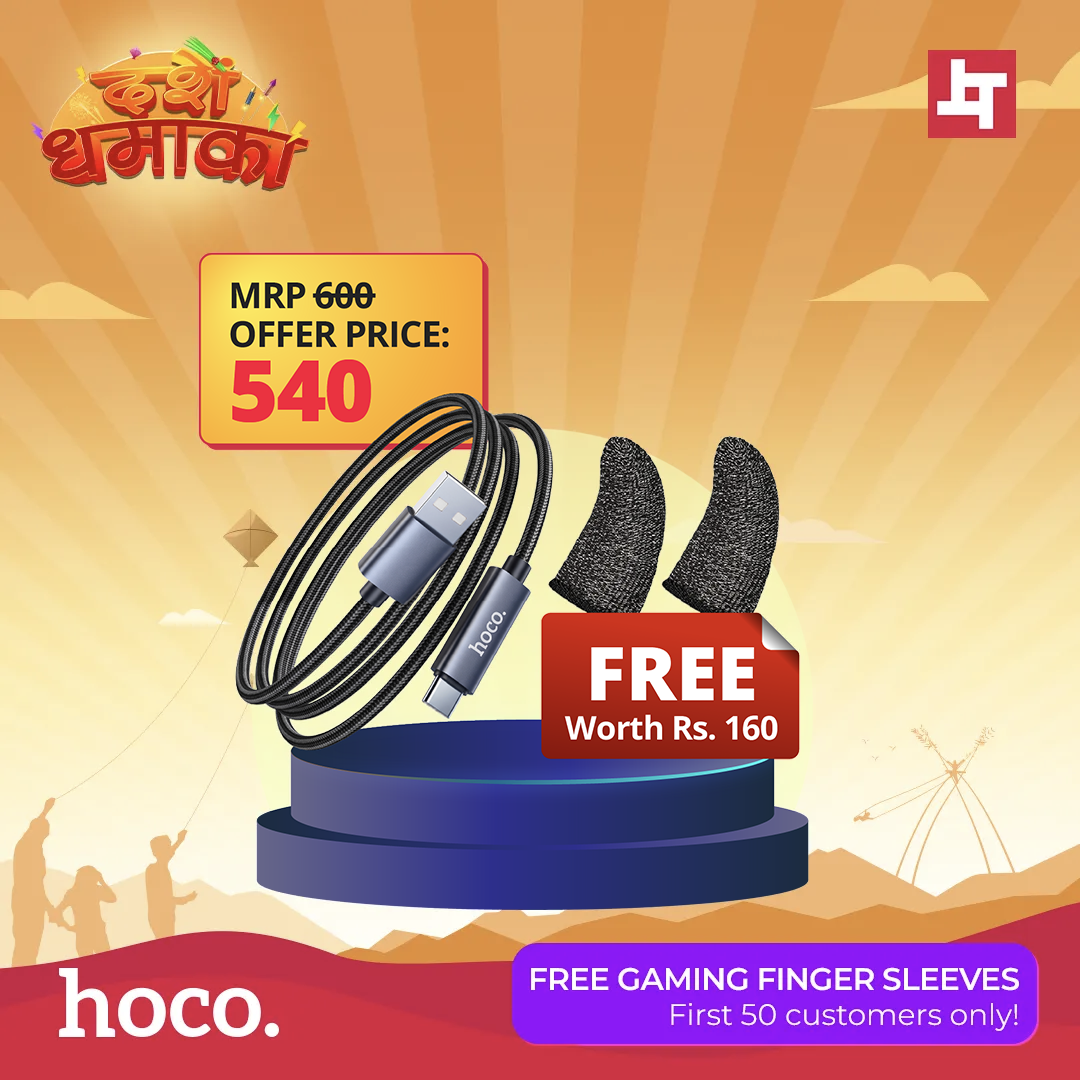 Hoco X112 Fast Charging Cable With LED Display