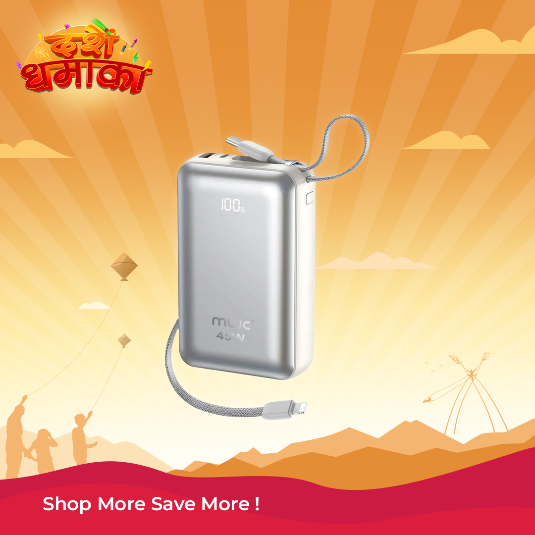 MWC PowerStar MS20K 20000mAh 45W Fast Charging Power Bank