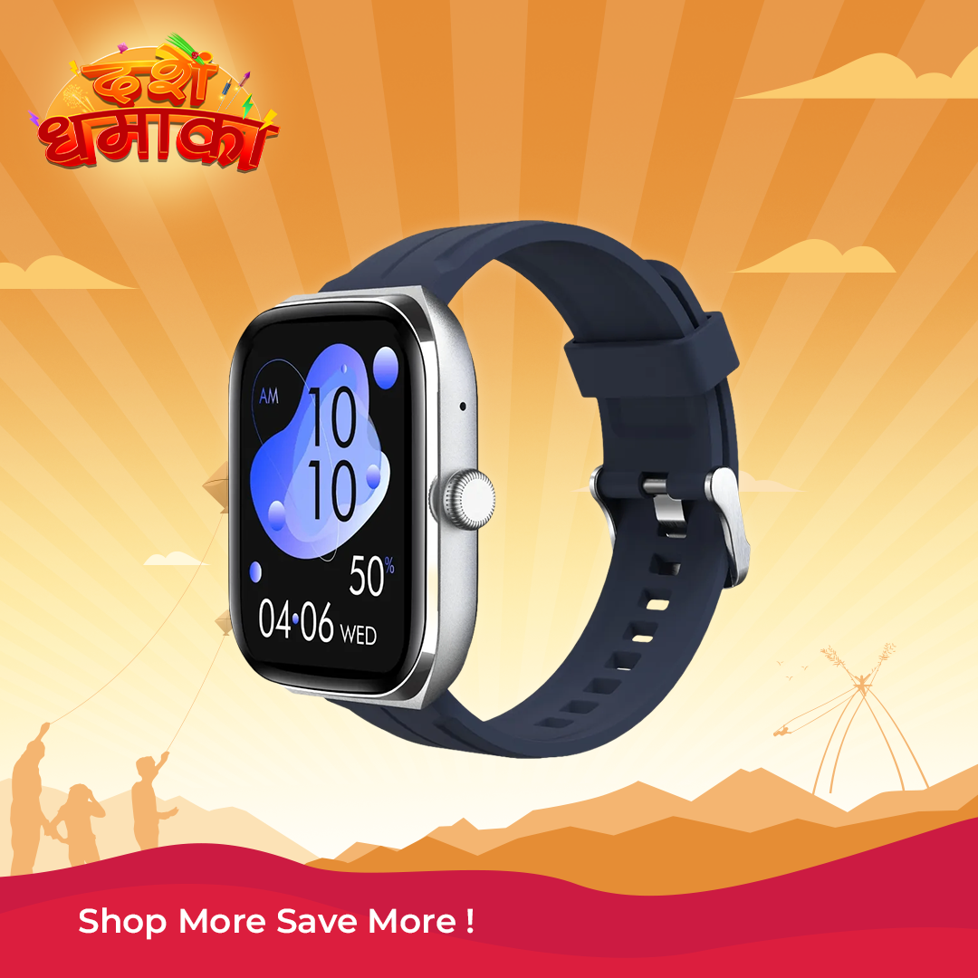 Green Vision Fit Metallic Smartwatch With 2.04" Amoled Display BT Calling & IP68 Rating