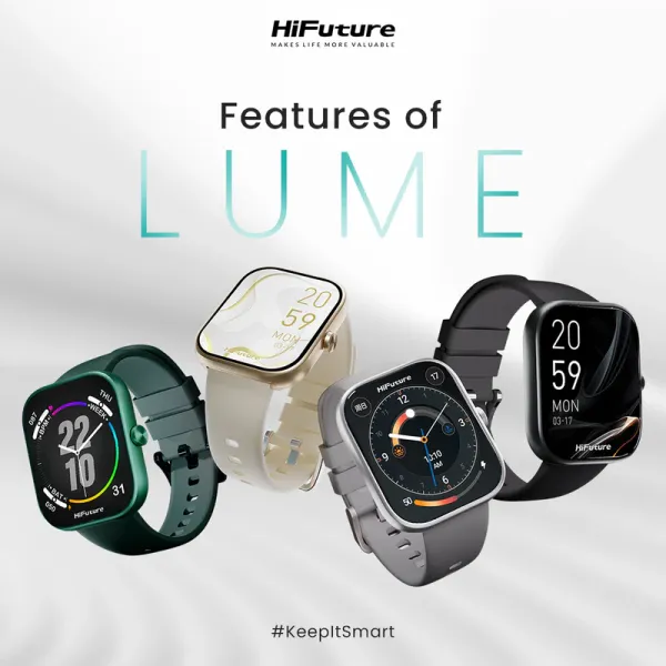HiFuture Lume Smartwatch With 1.85" IPS Display And Wireless Calling