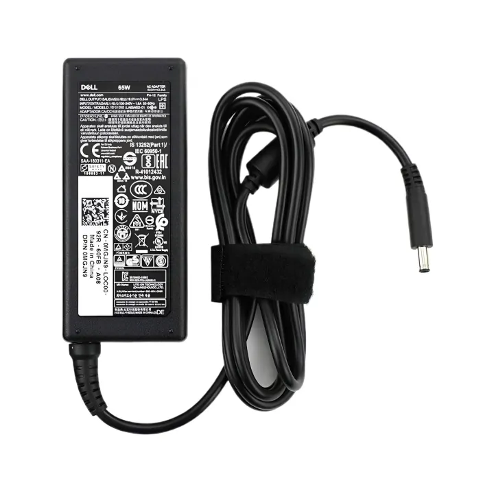 Dell 65W 19.5V Laptop Charger - Small Pin, Power Cable Free