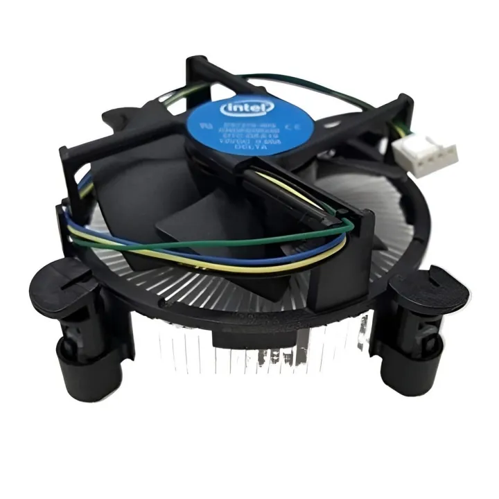 Intel Cpu Fan for Corei3/15/17 CPUs Cooler (Black)