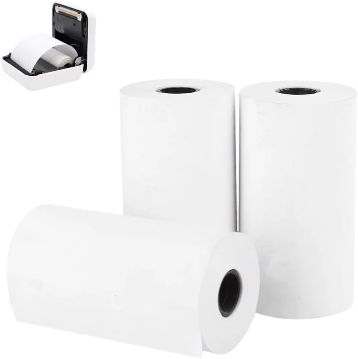 Mini Thermal Printer Paper 25 × 57mm - 10 Pcs Pack