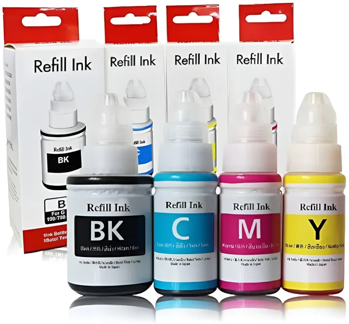 Canon Compatible Refill Ink Set - 135ml Black & 70ml Color for PIXMA G-Series