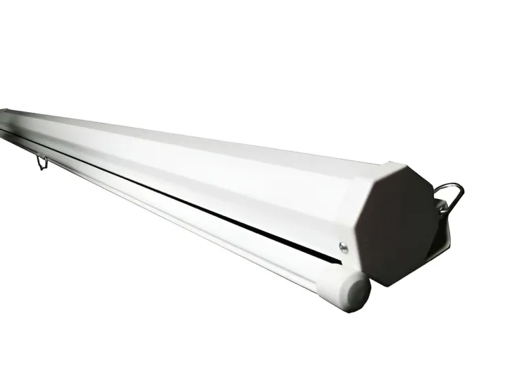 Xlab Projector Screen Manual Wall Mount XPSWM-84 Diagonal (FL: 70 in, SC: 67 x 51 in, BD: 1 in) - White