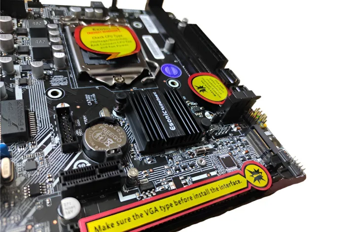Esonic H61 Motherboard with M.2 NVMe Slot - 2nd & 3rd Gen Support
