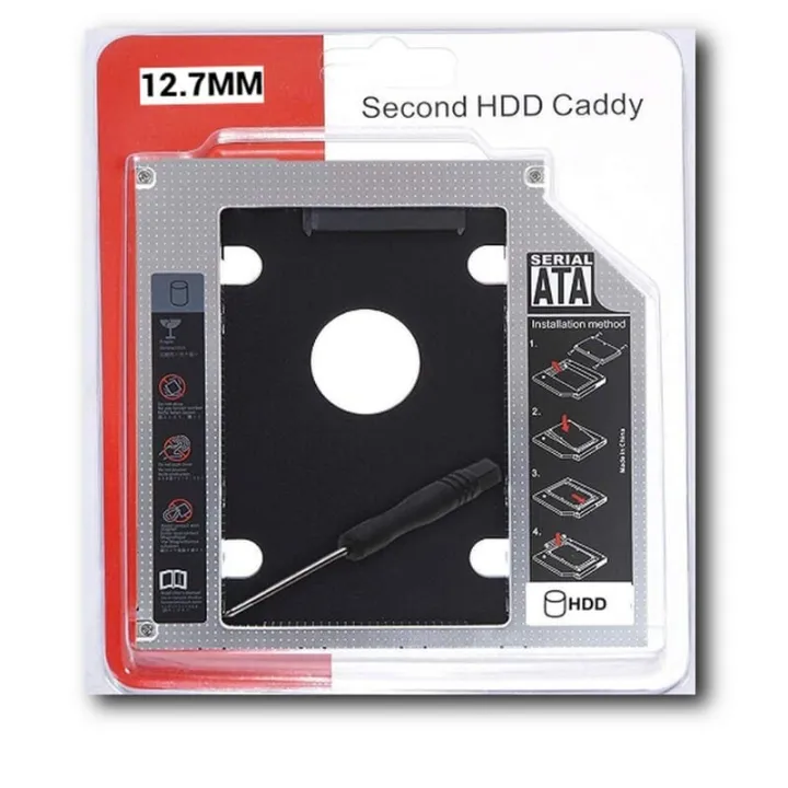 12.7mm HDD Caddy for Second Laptop Hard Drive/SSD