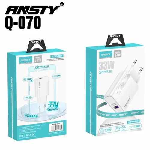 Q-070 33W Quick Charge 3.0 Power Adapter