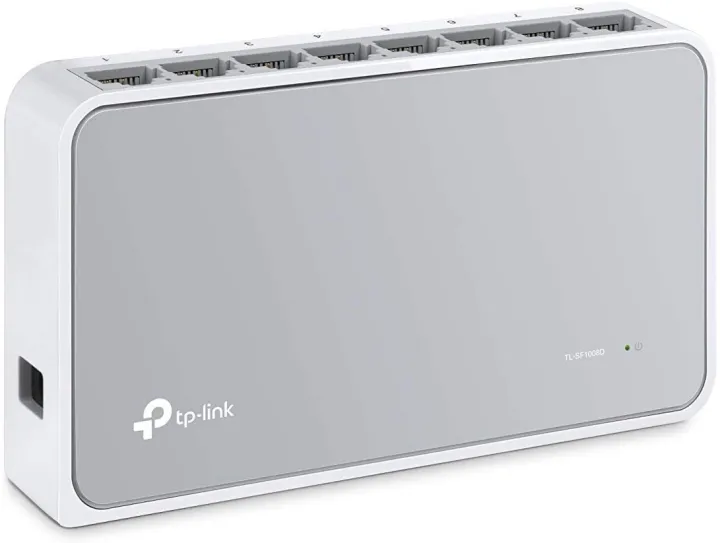 TP-Link TL-SF1008D 8-Port 10/100Mbps Fast Ethernet Switch - White