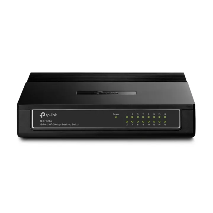TP-Link TL-SF1016D 16-Port Desktop Switch - Black