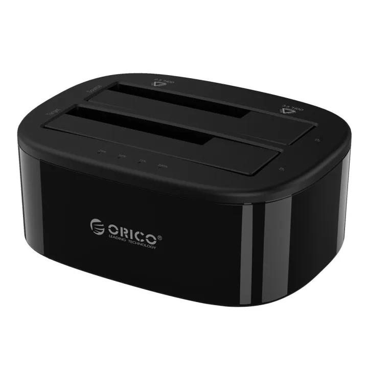 Orico 2.5/3.5 inch USB3.0 1 To 1 Clone Dual-Bay HDD and SSD Hard Drive Dock