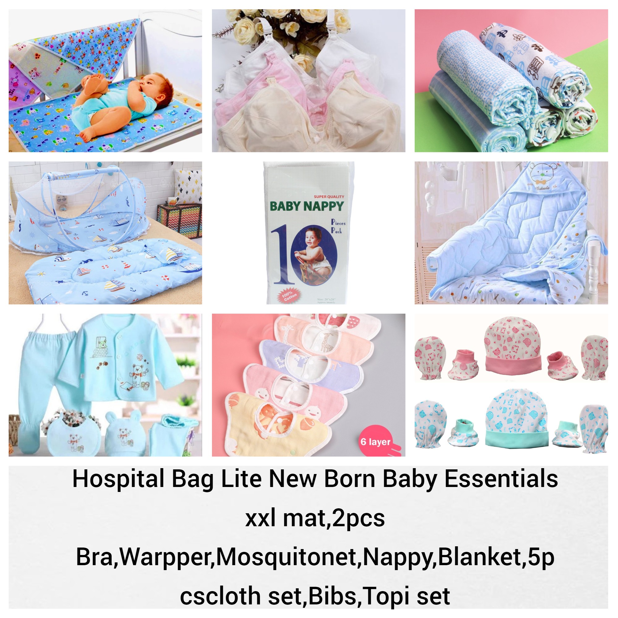 Hospital Bag Lite New Born Baby Essentials | Nepalcan.com