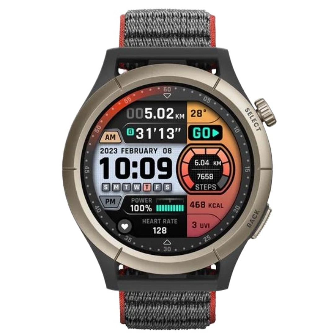 Amazfit Cheetah Pro Round Amoled Display Bluetooth Calling 5ATM Water Resistance Smartwatch