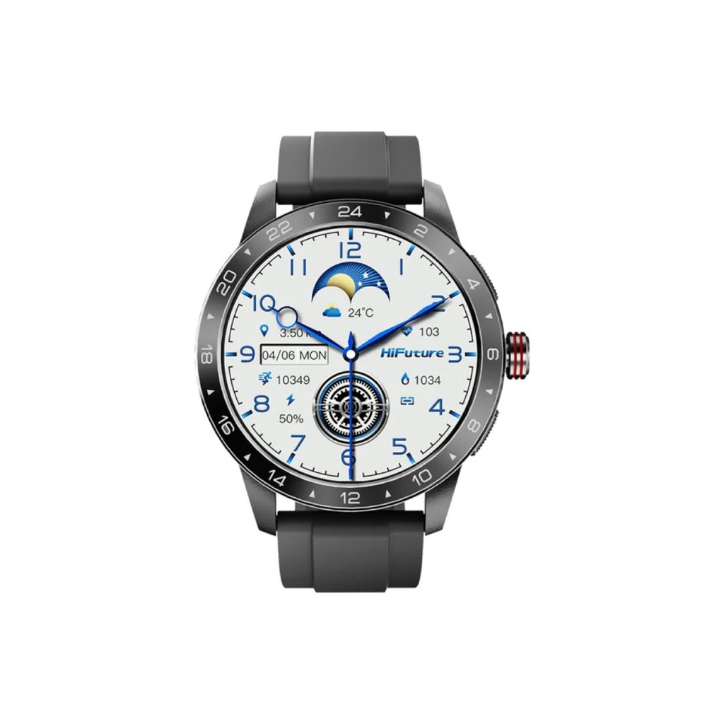 HiFuture Flex2 Smartwatch | 1.39 Inch FHD Display | Upto 10 Days Battery Backup | Wireless Calling | IP68 Water Resistant | Everyday Health Tracker | Sleep Monitor