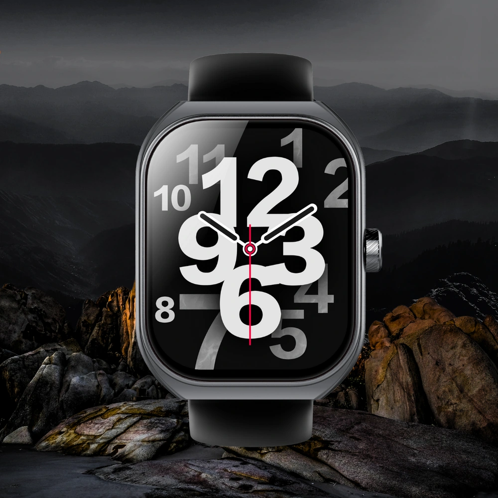 Ultima Watch Flex Smartwatch, 2.01 inch HD Display, Advanced Single Sync Bluetooth Calling, 24/7 Health Tracking, 100+ Sports Modes, SOS, IP67 Water-Resistant