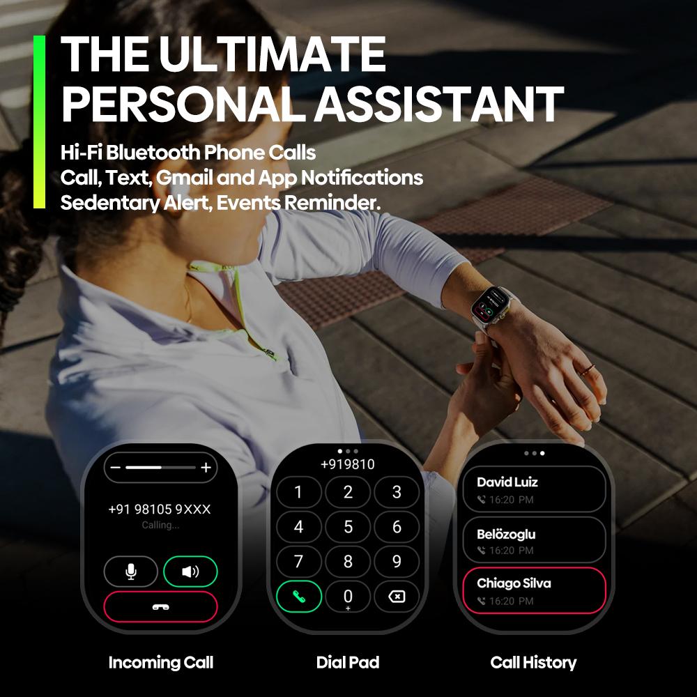 Zeblaze Beyond 3 Pro GPS Smart Watch | Ultra HD Amoled Display | Built-in GPS & Route Import | Bluetooth Calling | IP68 Water Resistance