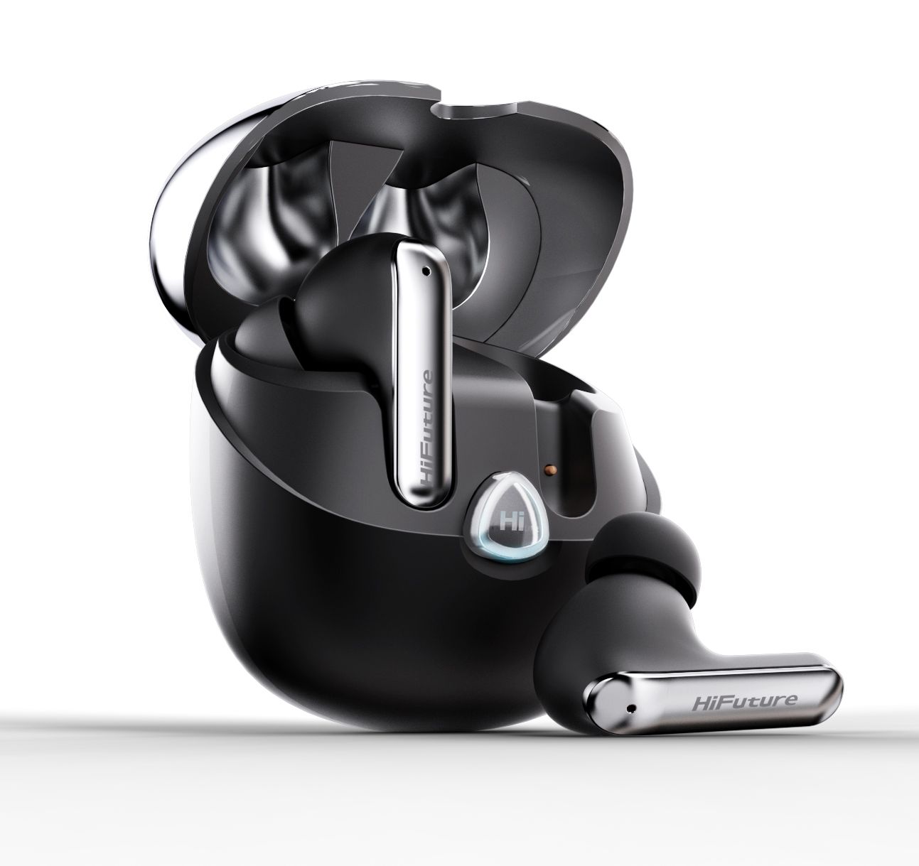 HiFuture SonicAir Earbuds|35 Hours Playtime|4 Mics With ENC|IPX5 Rated|10mm Driver|Fit Comfort|Wireless 5.3