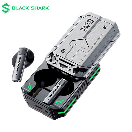 Black Shark Lucifer T11 , Slide Cover Design with ""Shing"" Sound - RGB Lighting Effect - Low Latency - Bluetooth 5.3 - 13mm Dynamic Driver - 30 Hours Battery Life