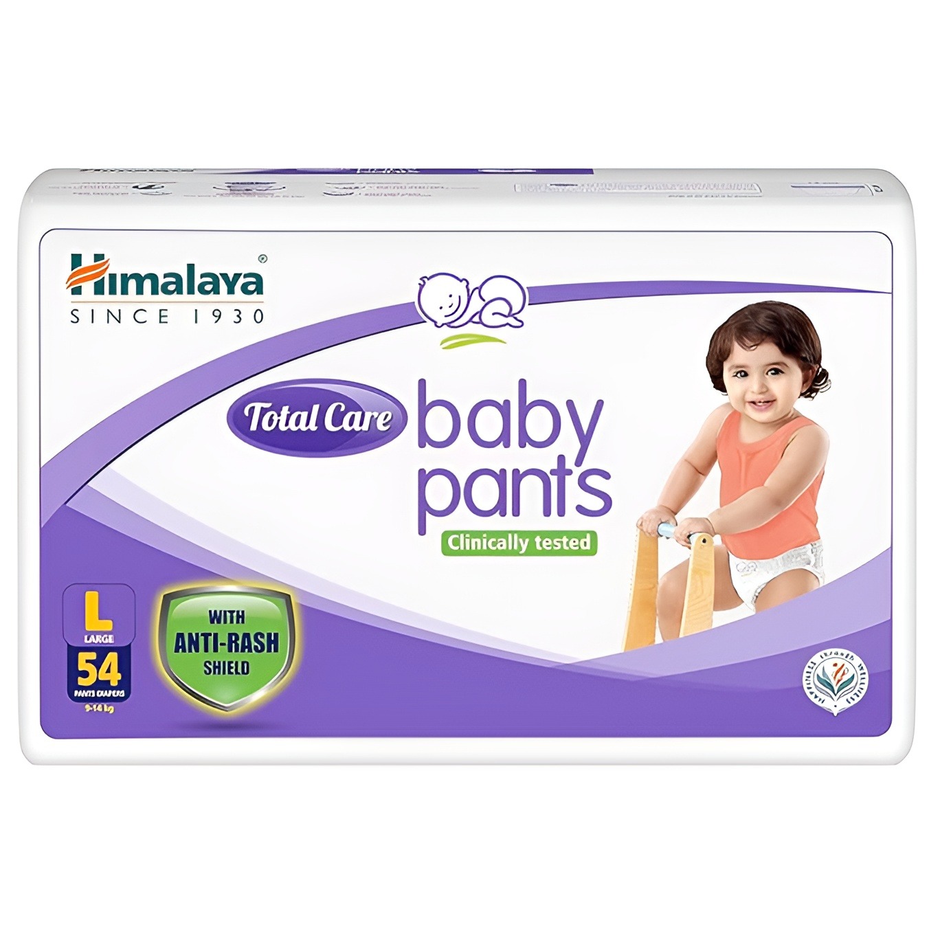 Himalaya Total Care Baby Pants Diapers Large (9 - 14 kg) - 52 Pcs