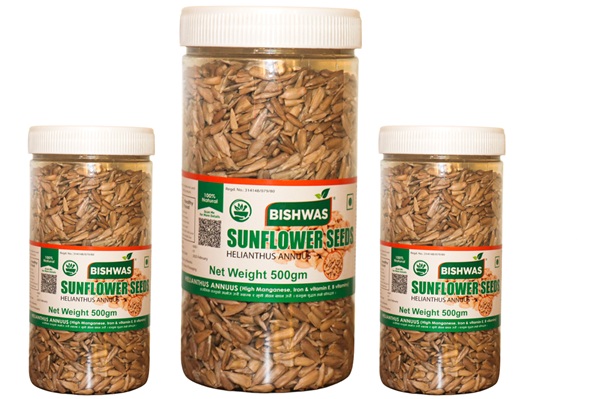 Sunflower Seeds Rich in Vitamin E, Magnesium & Protein - 500g