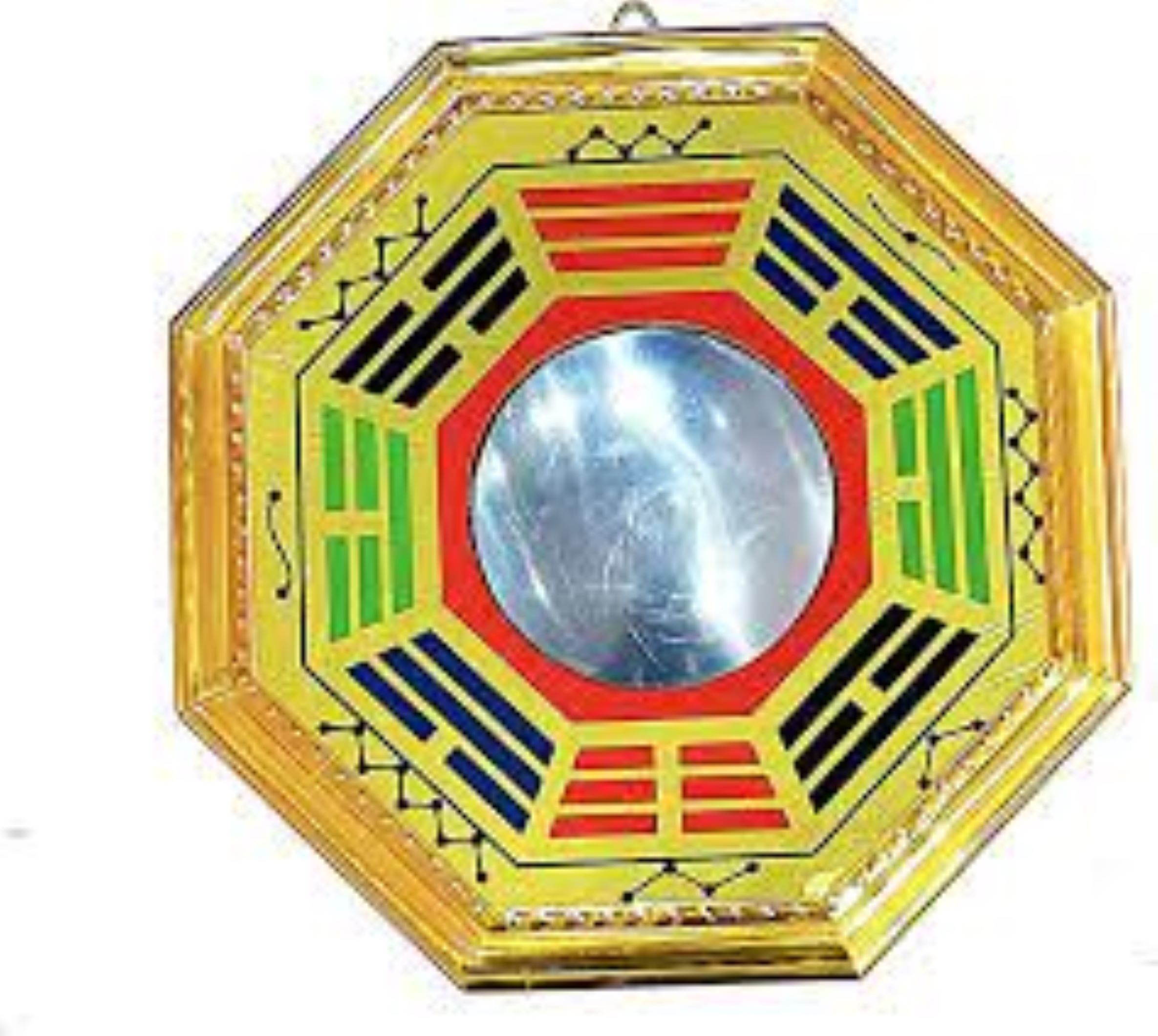 Acs Bagua Mirror Medium Plastic - 6.5"