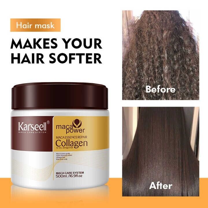 Hair Mask Karseell Collagen 16.9 OZ - 500ml