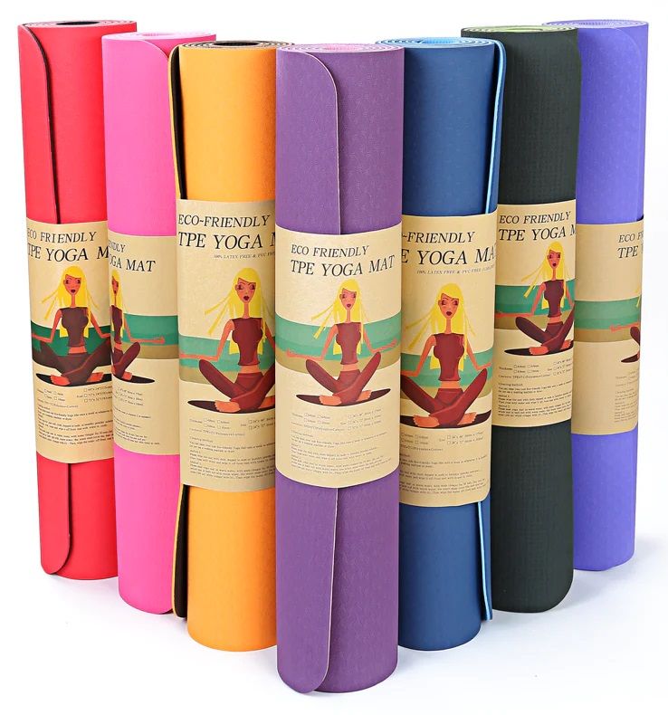 Eco-Friendly Tpe Yoga Mat 6mm
