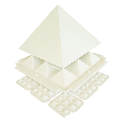 Acs Pyramid Set White Economy - 6'