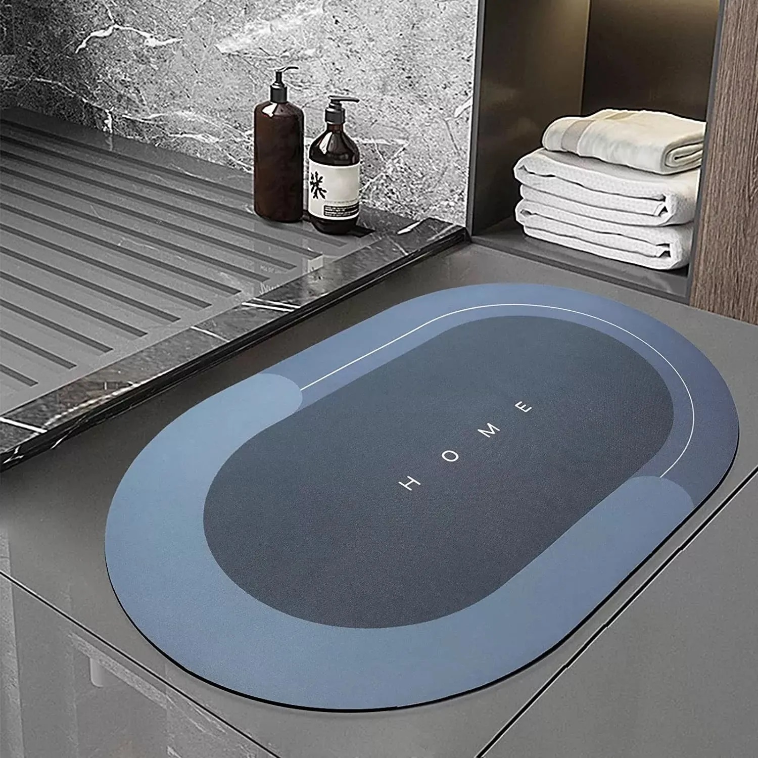 Super Absorbent Water-Absorbing Bath Floor Mat - Mixed Design