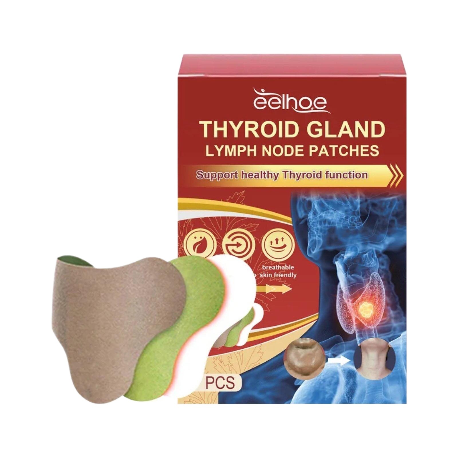 Thyroid & Neck Lymph Care Herbal Patch - 7 Pcs