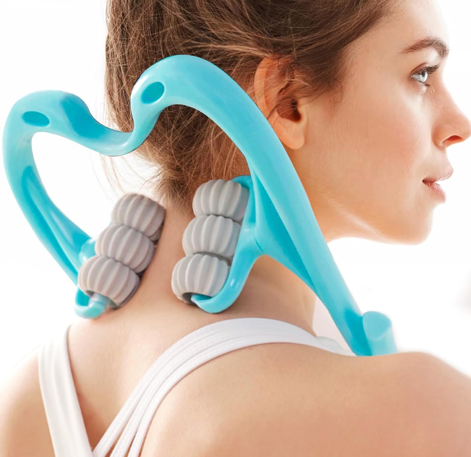 Bevbud 6-Ball Handheld Neck & Body Massager Roller