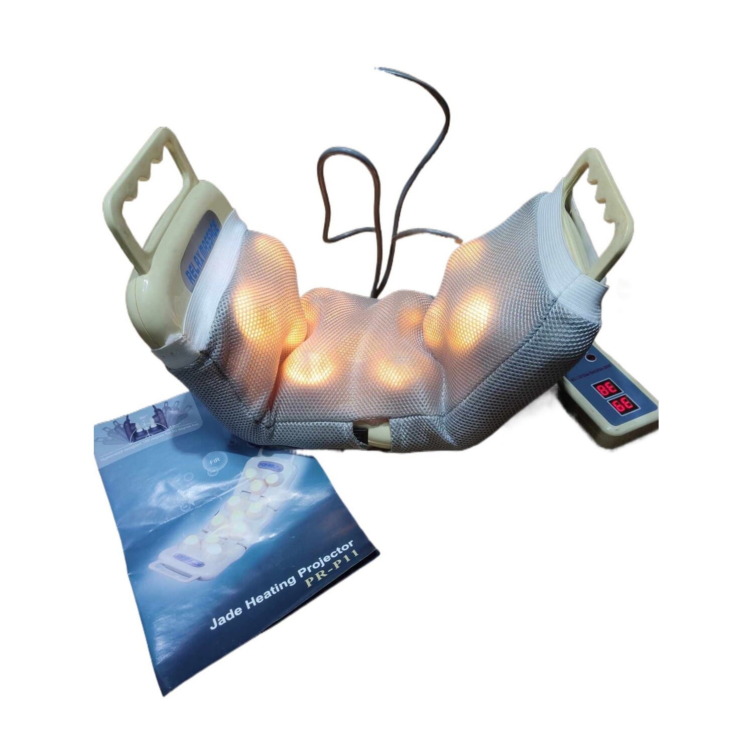 11-Ball Jade Electric Heating Belt with Infrared Therapy - PR-P11