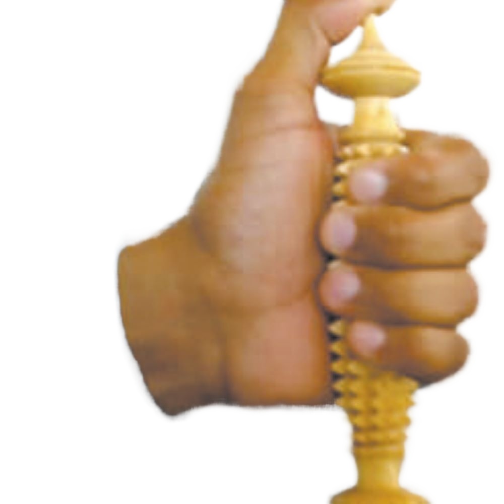 Wooden Hand Acupressure Massage Roller 