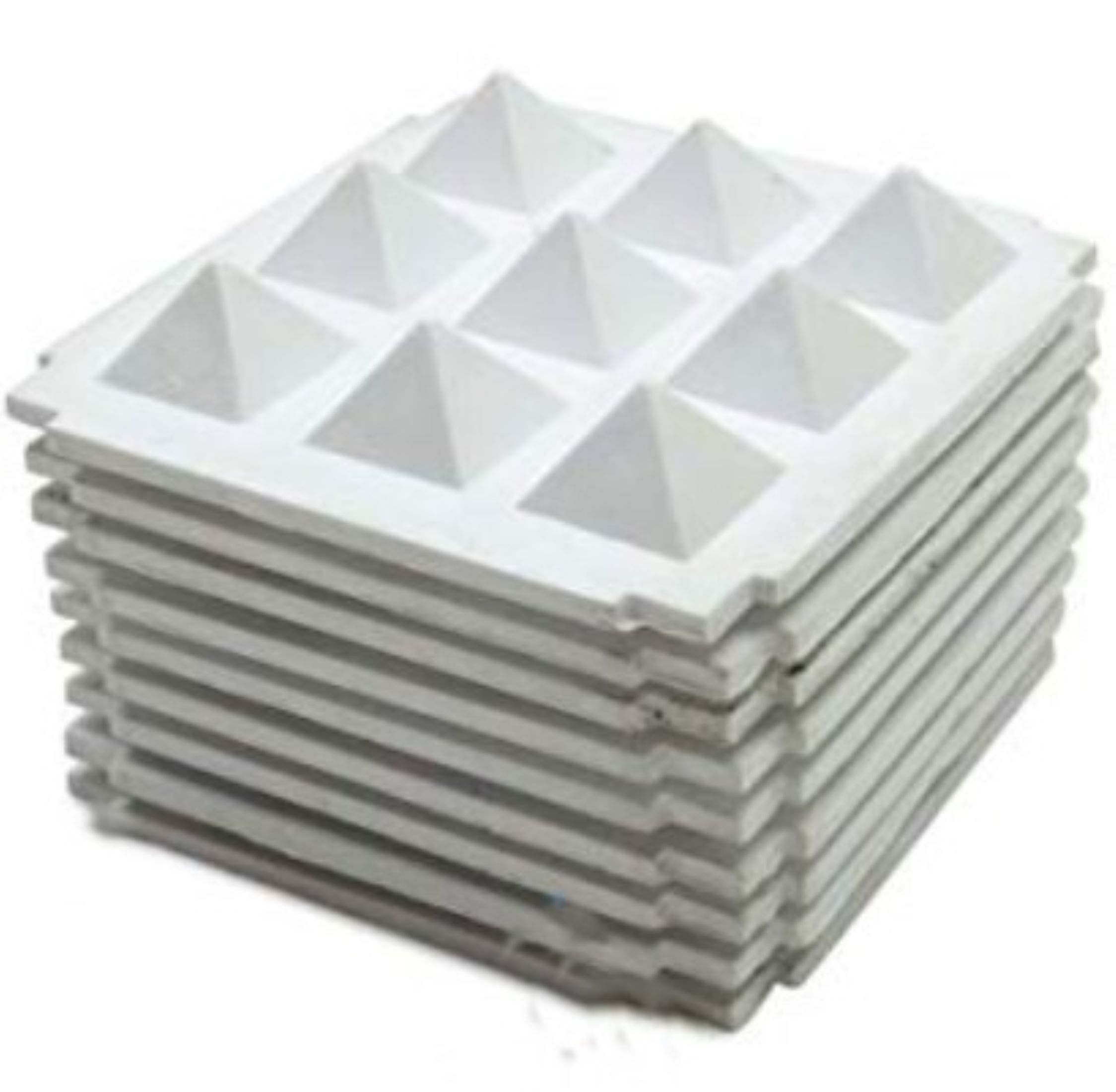 Acs Pyramid Chips -White (P-9'') 2.5''