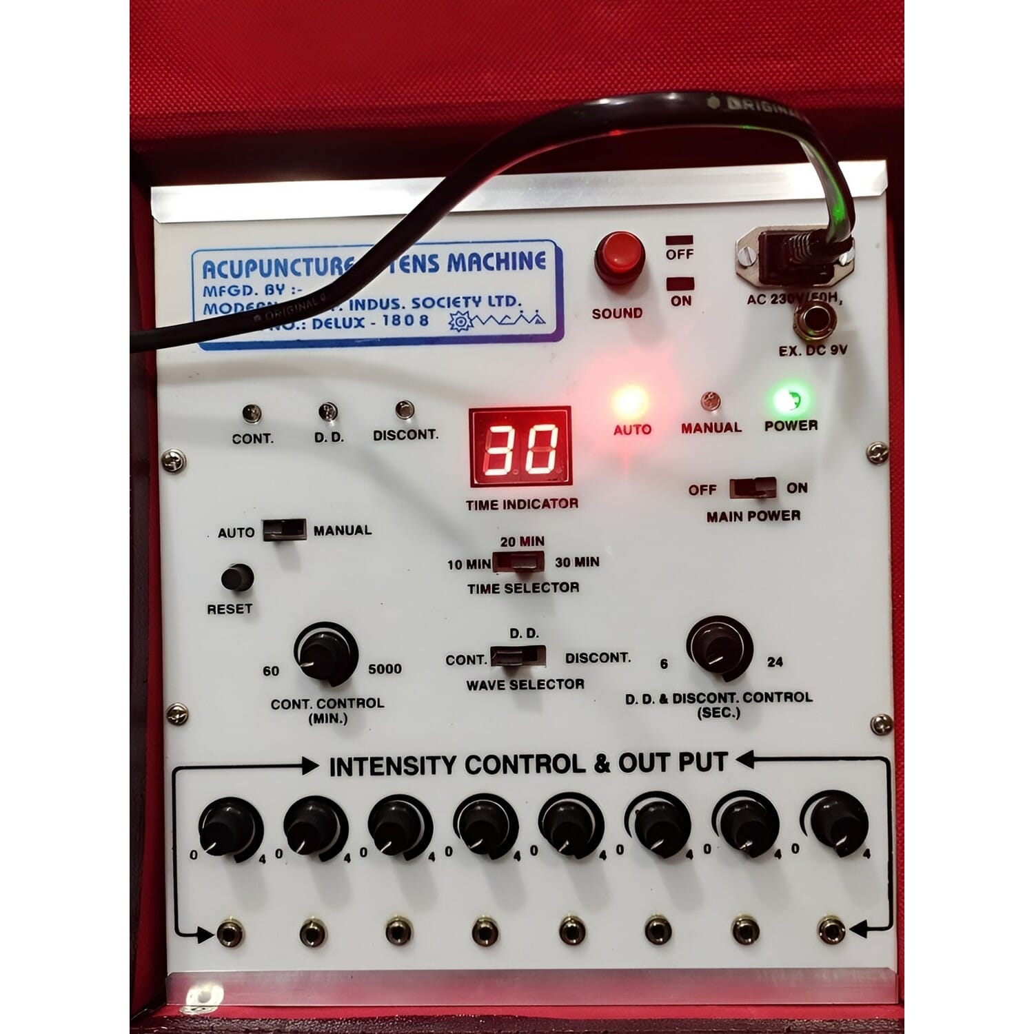 Physiotrack TENS Machine 8-Channel Auto Mode Physiotherapy Nerve Stimulator