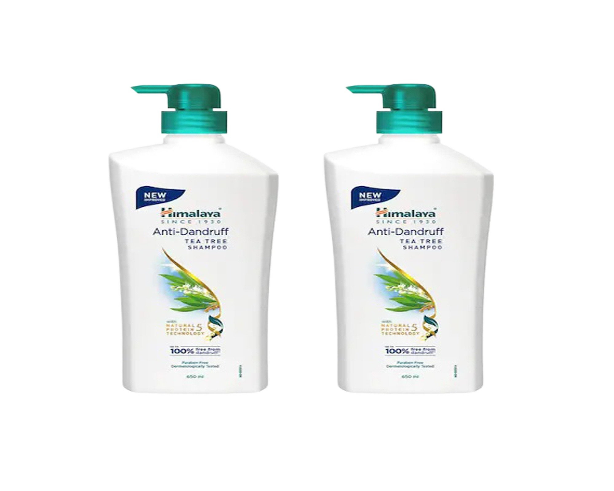 Himalaya Anti-Dandruff Tea Tree Shampoo - 650ml (2 Pcs Combo)