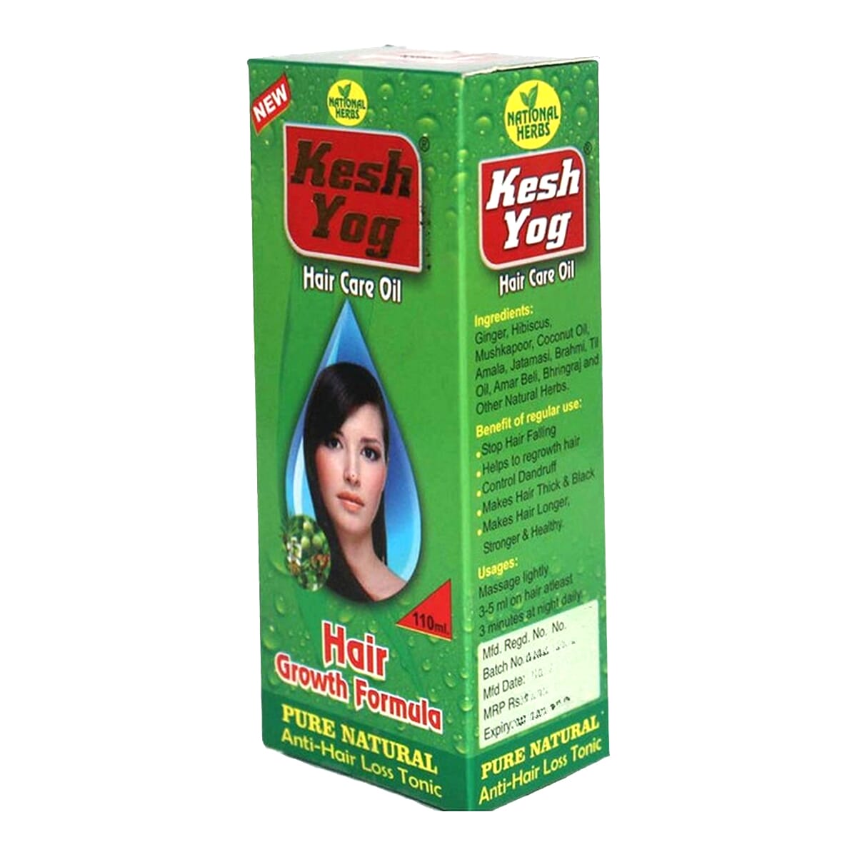 National Herbal Kesh Yog Herbal Hair Oil - 110ml