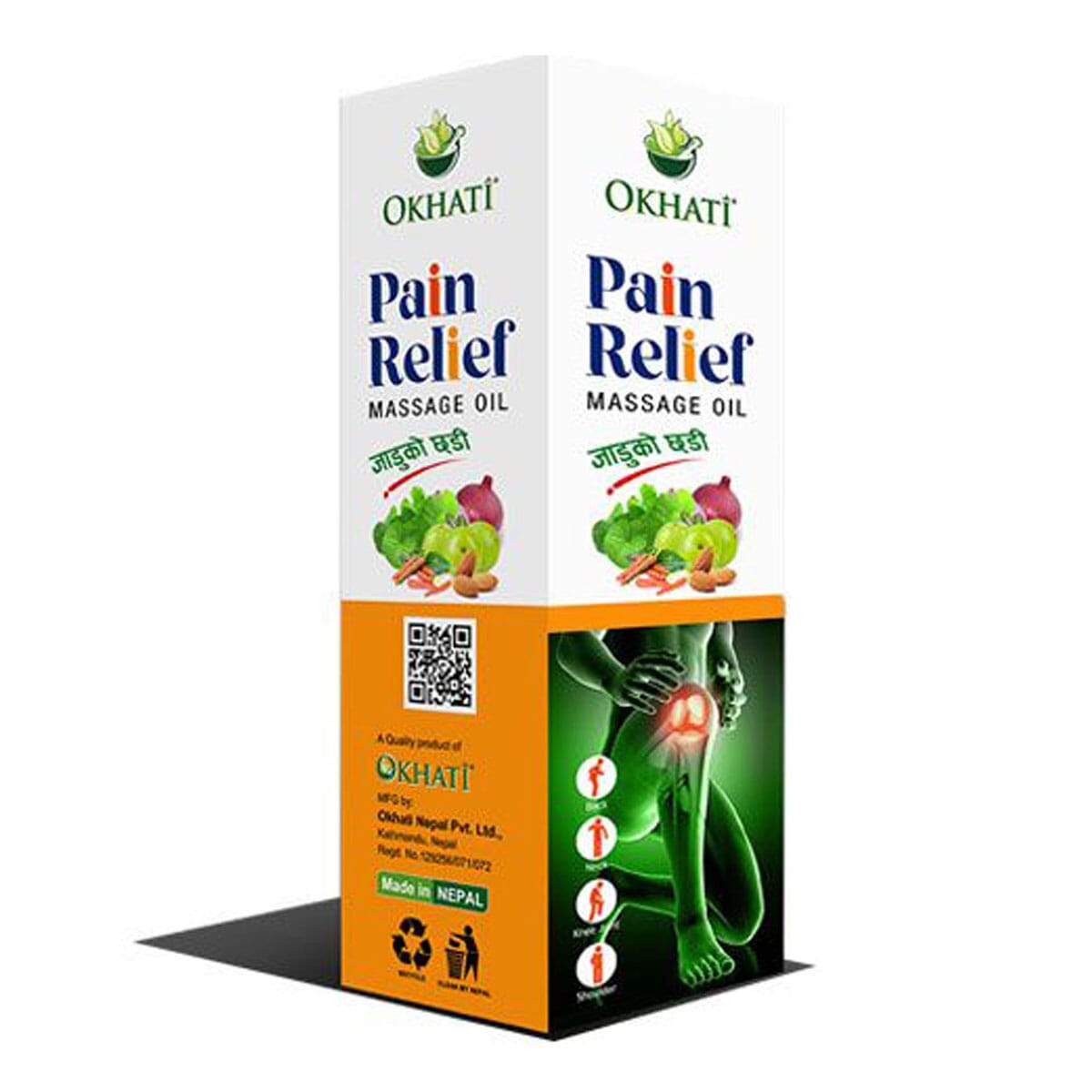 Okhati Pain Relief Massage Oil - 100ml