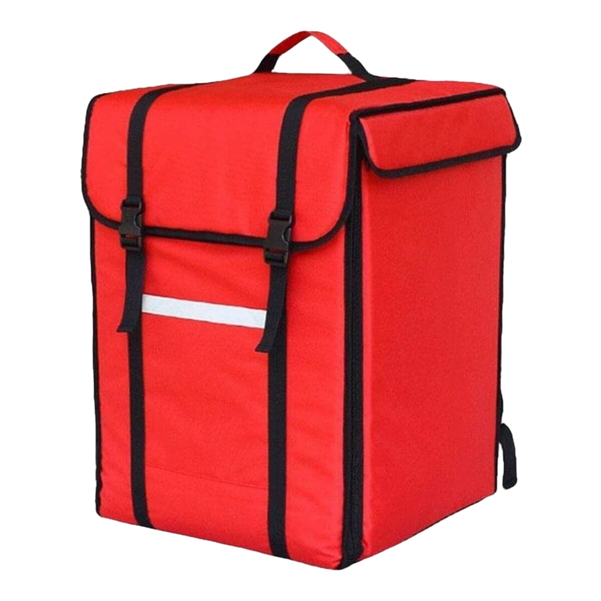Waterproof Double Compartment Delivery Bag - Red Large Size
