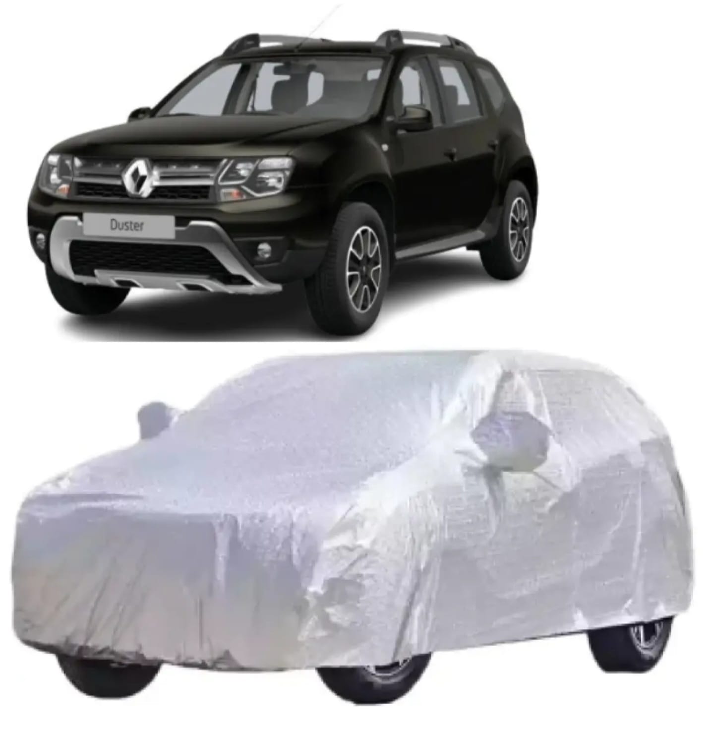 Renault Duster Triple-Layer Waterproof Car Cover - Magic Silver