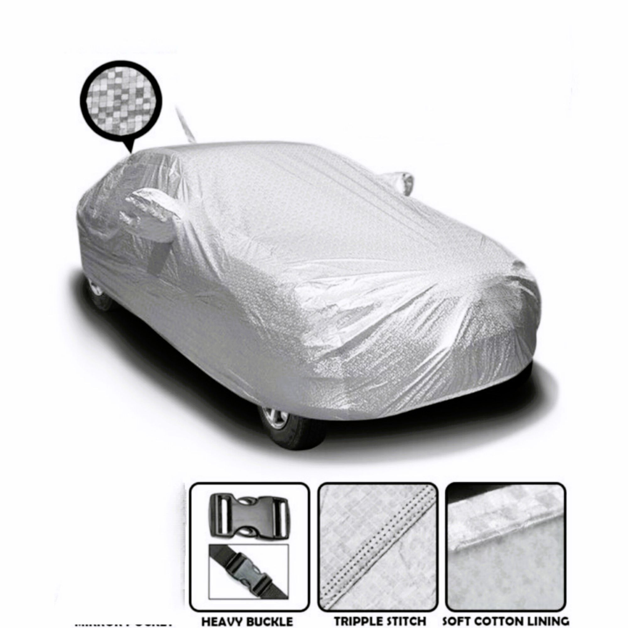 Hyundai Santro Xing : Car Body Cover Double Layered Waterproof Car Cover