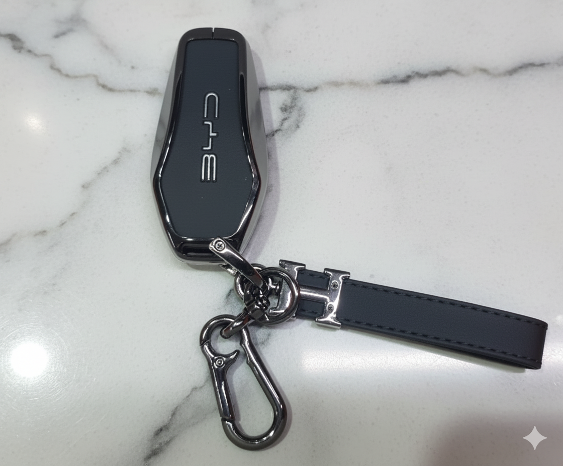 BYD Atto 1/ Atto 2/ Atto 3/ Dolphin/ Sealion7 Key cover Metallic Key Case, Protection From Scratches & Damage To Your Key / Remote