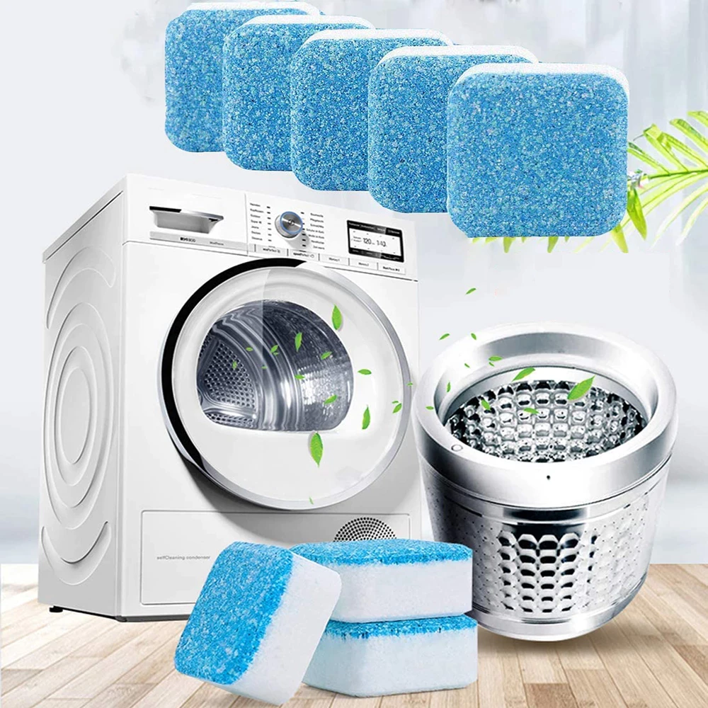 12-Piece Washing Machine Cleaning Tablets – Deep Cleaning Decontamination Set