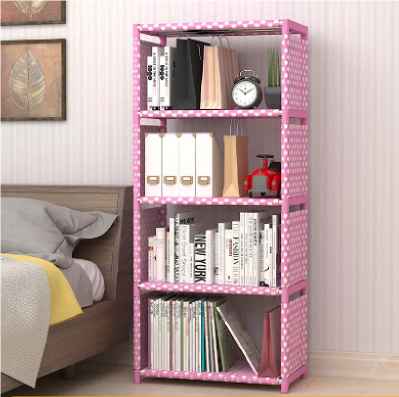 Minimalist Modern Bookshelf – Multifunctional DIY Storage Cabinet For Students