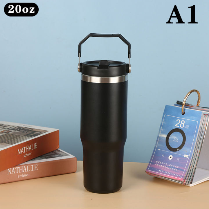Stanley Leopard Stainless Steel Tumbler – 20oz/30oz Insulated Cup With Straw Lid