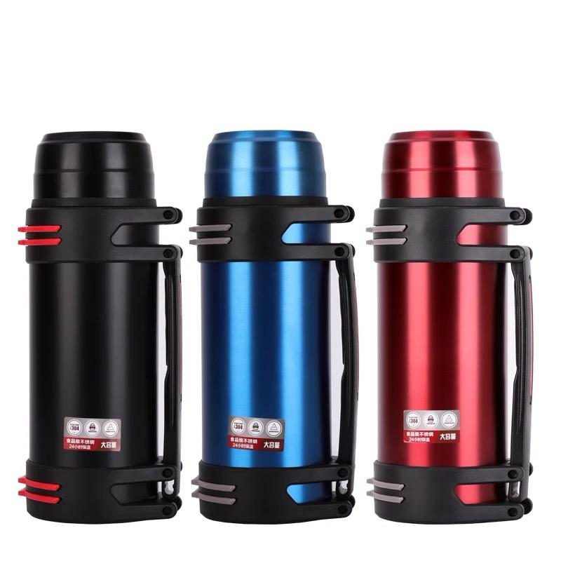 2000ml Stainless Steel Thermos Flask – Insulated Travel Bottle For Tea And