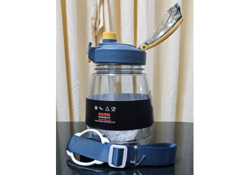 1300ml Kids Water Bottle – BPA-Free Tumbler With Straw, Time Marker And Stickers