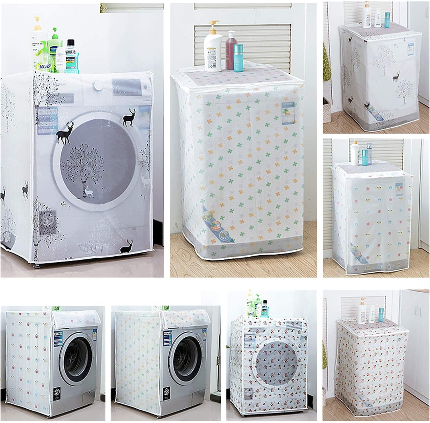 Washing Machine Cover Front Load 6 to 8 Kg Waterproof