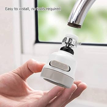 360° Rotating Water-Saving Faucet Aerator – 3-Gear Adjustable Nozzle